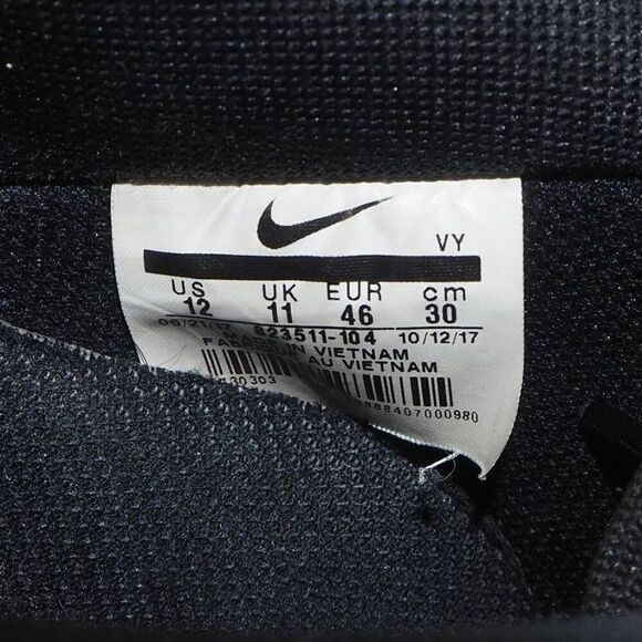 Nike Air Force 1 '07 LV8 'White Black Orange' Sneakers 823511-104 Men's 12 - Picture 10 of 12